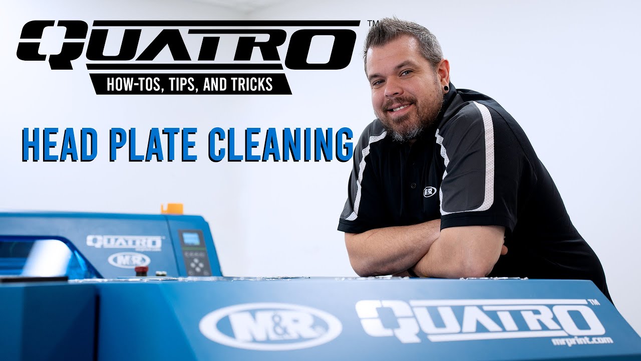 Head Plate Cleaning QUATRO™ DTF HowTos, Tips, and Tricks! YouTube