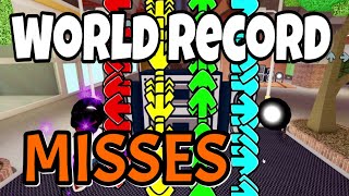 BREAKING THE WORLD RECORD MISSES IN Funky Friday (Roblox)