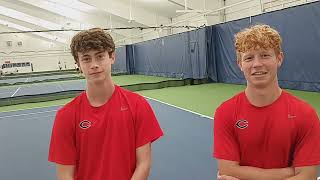 4A boys tennis district: Aidan Brasier and Tommy James of Camas plus Rohan Thawani of Union