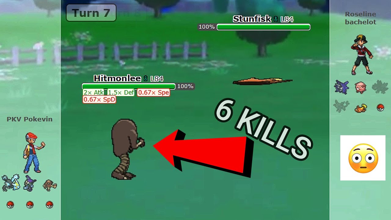 Hitmonlee and Wobbuffet Sweep Everything (Pokemon Showdown Random