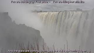 The Rising Shout by Charlie Hall - Victoria Falls background in 4K with lyrics