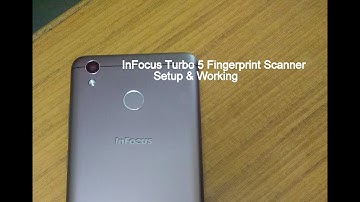 InFocus Turbo 5 Fingerprint Scanner Setup & Working