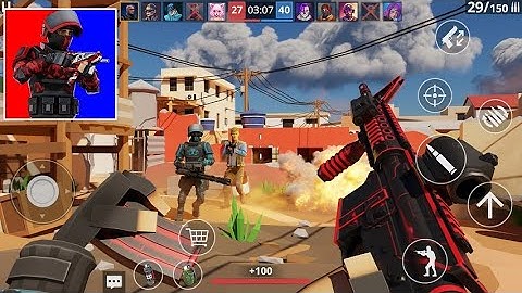 POLYWAR: 3D FPS online shooter - Gameplay #3  (Android)