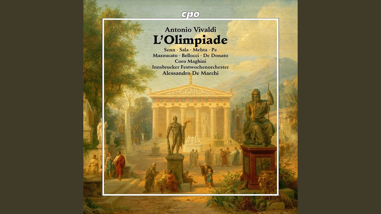 L'Olimpiade, RV 725, Act III Scene 3: Aria. Lo seguitai felice (Megacle)