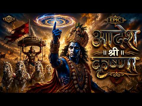 AADESH SRI KRISHNA (OFFICIAL VIDEO) | EPIC TRANCE 🔥| Mahabharat War x Vishwaroop Energy | AADESH