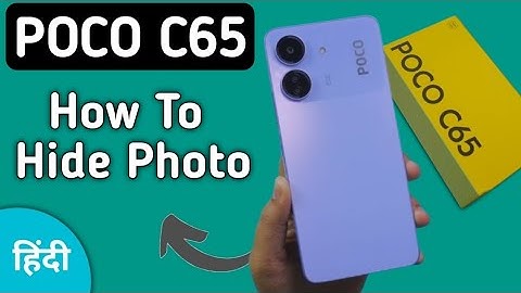 How to Hide Photo poco C65, Poco C65 me photo hide kaise kare