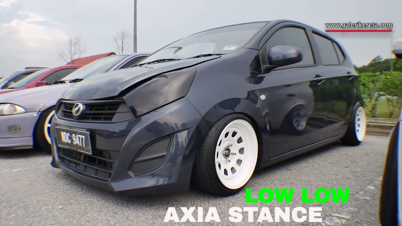 Perodua Axia 2016 Stance  Meet and Greet Stance 