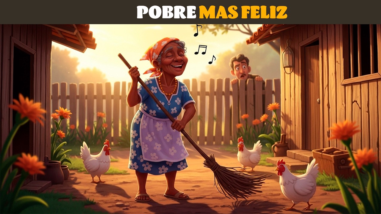 COMO SER FELIZ COM O QUE TEM — a lição da velha que tinha menos que todos e sorria mais