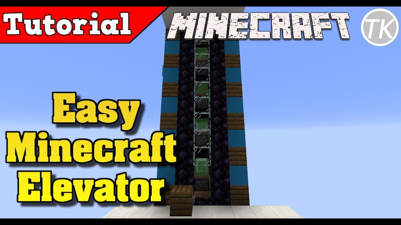 How To Build A Multi Floor Elevator Minecraft 1 13 Redstone