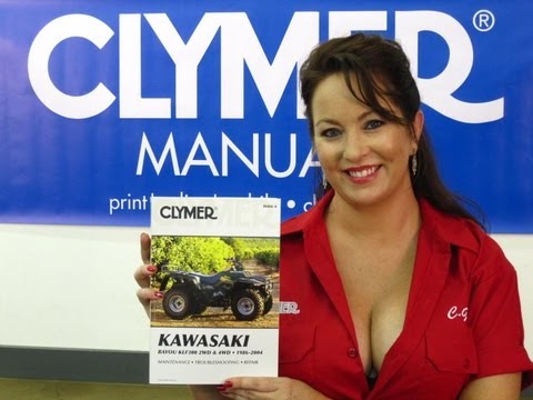 Clymer Manuals Kawasaki Bayou Manual KLF300 Manual KLF Manual Kawasaki ATV Manual Video