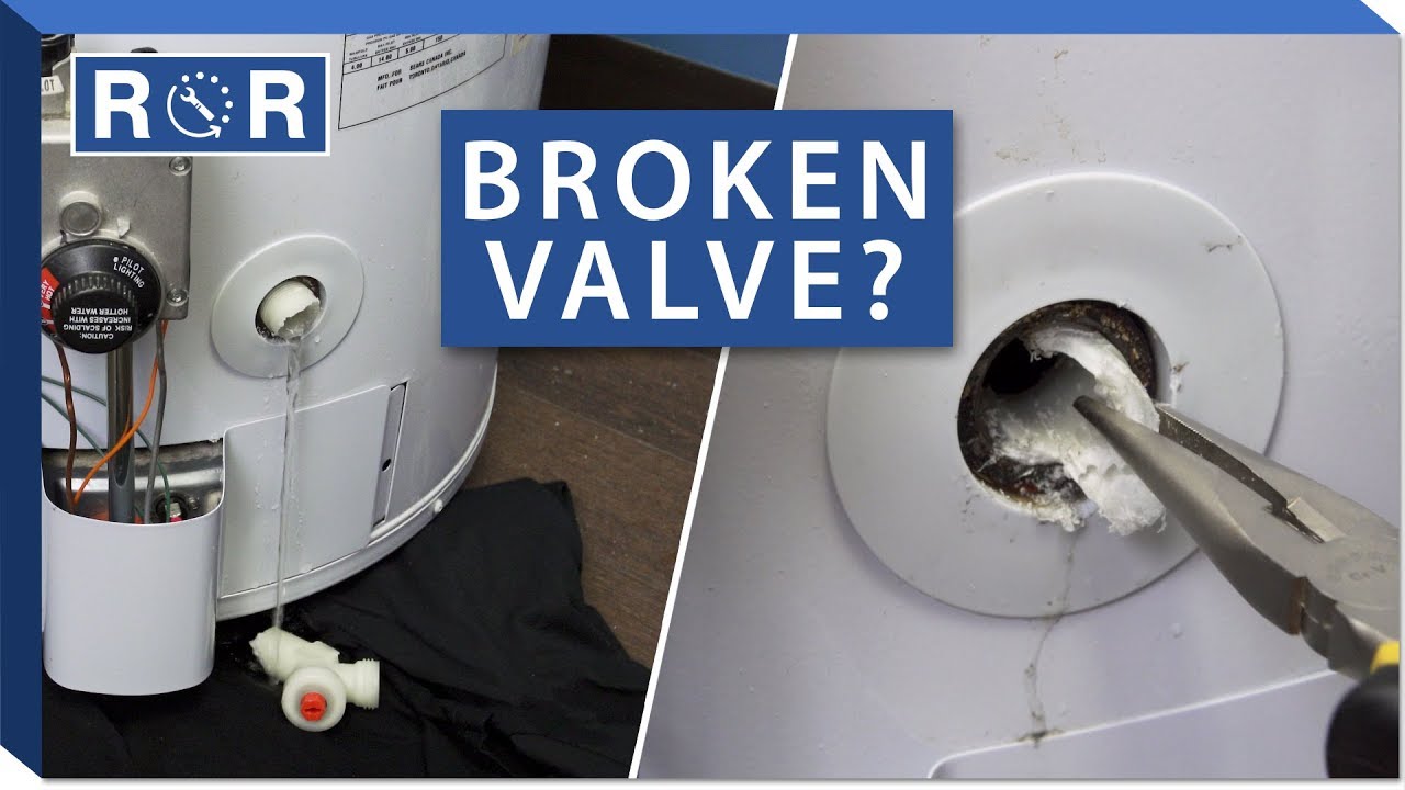 Troubleshoot and Fix Your Rheem Water Heater: Plastic Drain Valve Leaking!