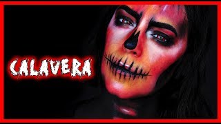 Tutorial maquillaje Halloween Calavera roja | Silvia Quiros