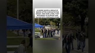 Nurse’s Kindness Repaid ❤️#GoodNews #KindnessMatters #NurseHero #Bikers #viral #trending #shorts