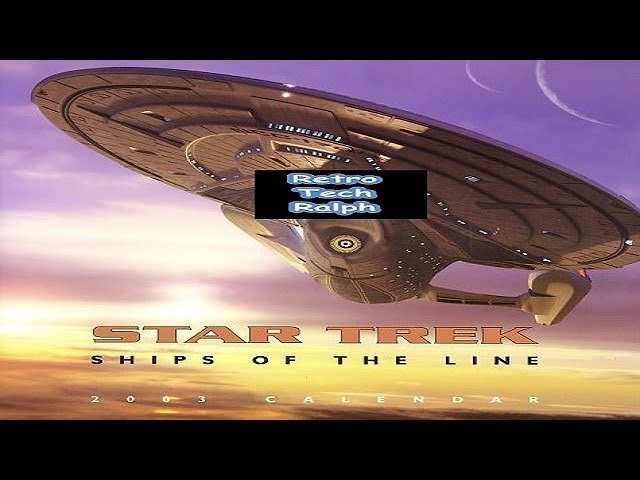 Star Trek Ships of the Line Calendar 2003 - YouTube