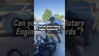 Can you build a rotary engine “backwards”? #shorts #13b #rotaryengine #mazda #rx8 #rx7