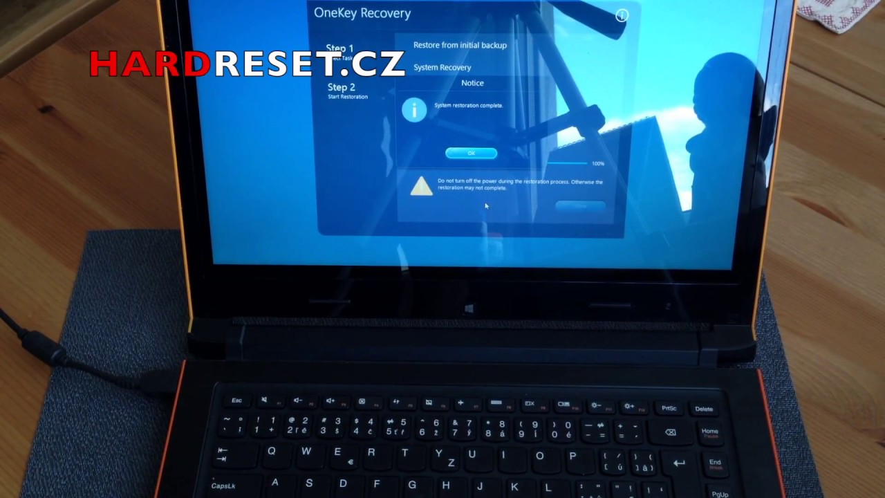 Review Factory Hard Reset OneKey Recovery Lenovo IdeaPad Flex 24