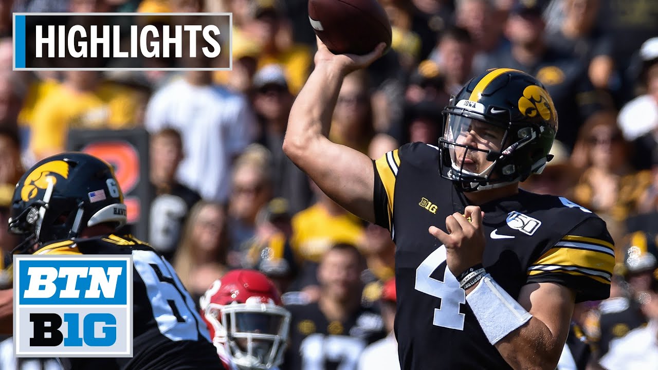 Highlights: Nate Stanley Throws Three Touchdowns in Shutout Win, Rutgers at  Iowa