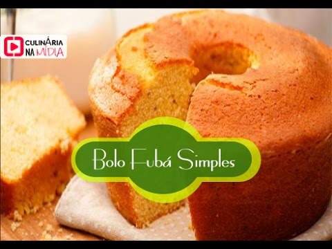 TV CULINÁRIA RECEITAS SIMPLES BOLO DE FUBÁ AROMA ERVA DOCE NOVATOS NA COZINHA