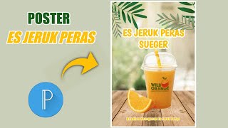 DESAIN POSTER ES JERUK PERAS PixelLab Tutorial DESAIN POSTER ES JERUK PERAS PixelLab Tutorial