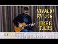 A. Vivaldi - Concerto in A minor (RV 356 - Part I) FREE TABS