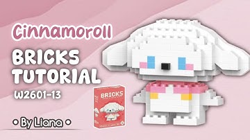 HOW TO BUILD CINNAMOROLL LEGO BRICKS W2601-13