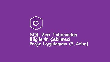 C# Ders-43 (SQL Veri Tabanından Bilgilerin Çekilmesi (3.Adım))
