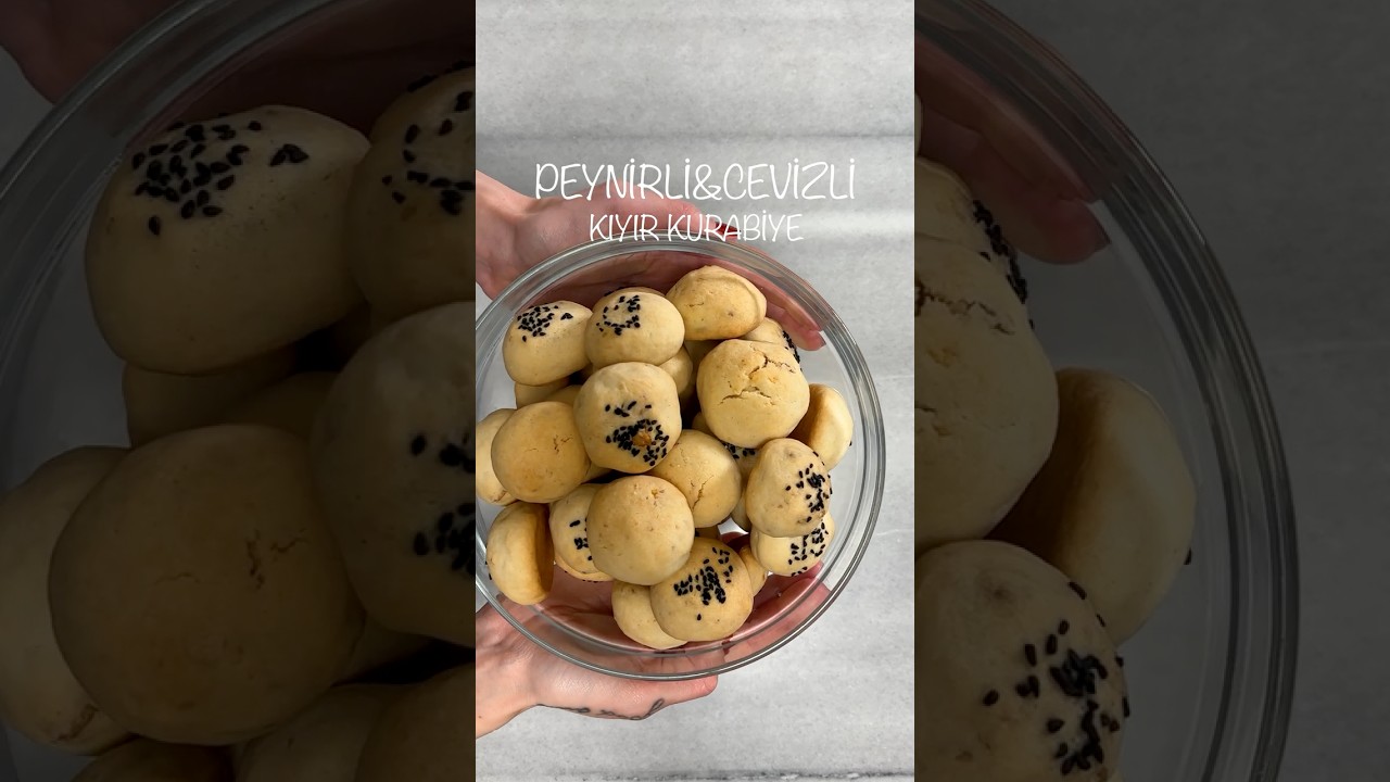 Peynirli Cevizli Kıyır Kurabiye 🧀