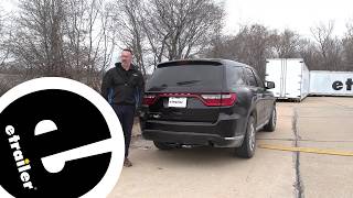 2018 Dodge Durango etrailer Trailer Hitch Receiver: Complete Installation