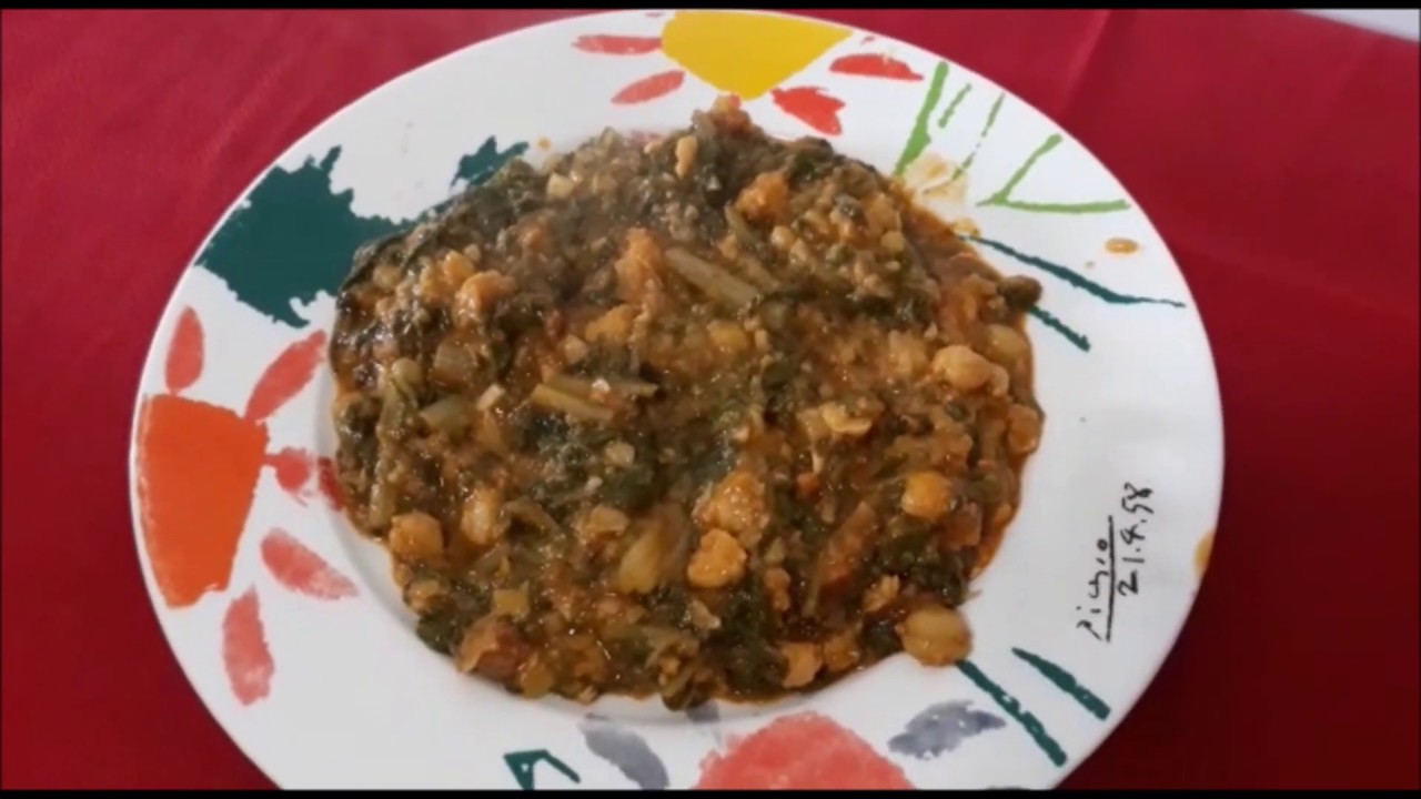 Garbanzos con acelgas esparragadas | ElabueloJesulito