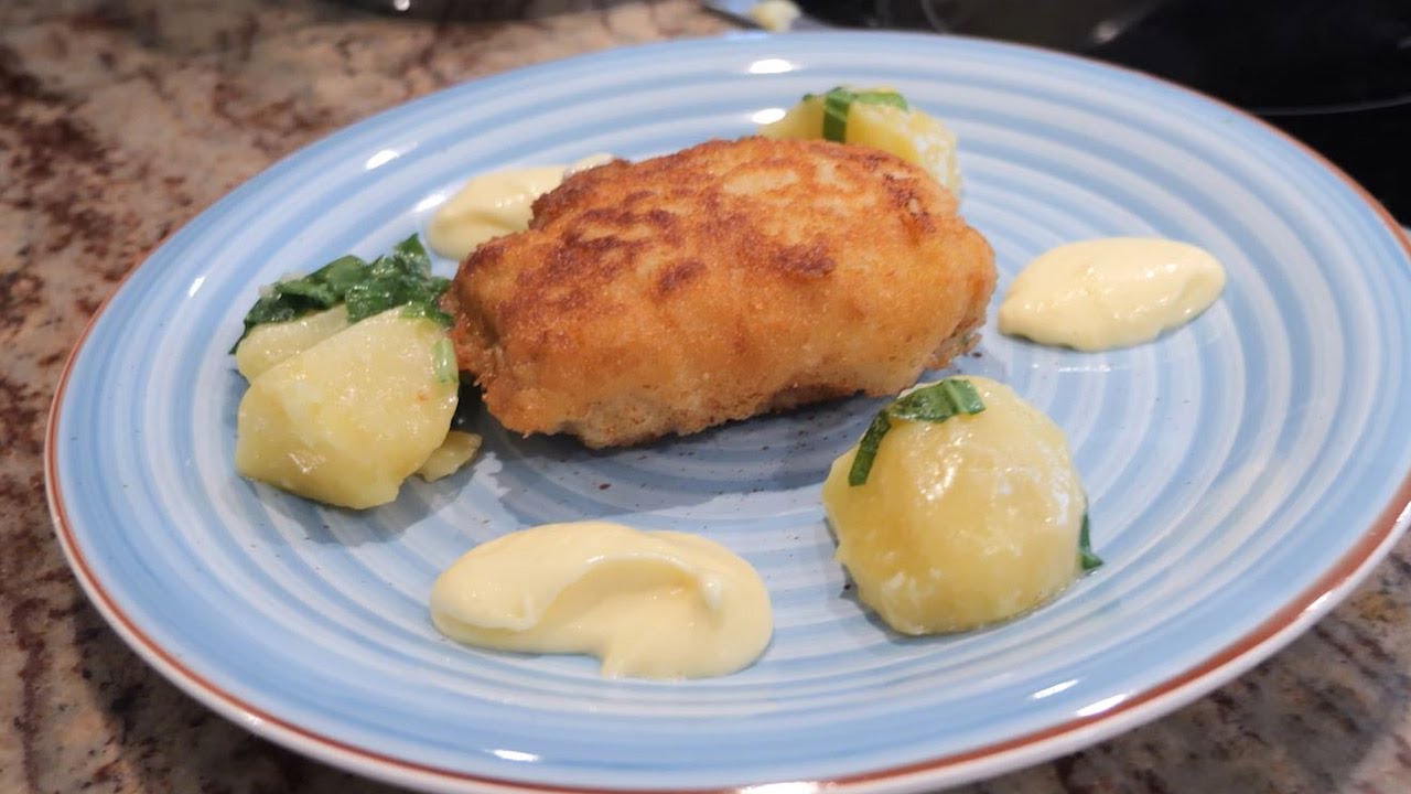 Kochen mit Alex - gebackenes Kalbsschnitzel mit Spargelfülle