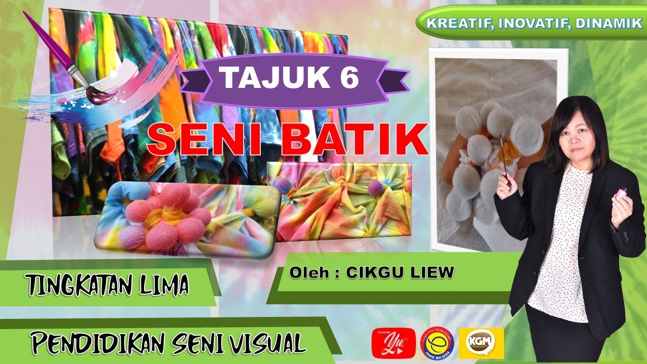 BATIK IKAT  DAN CELUP  BATIK PELANGI YouTube