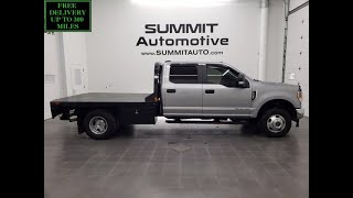 2021 FORD F350 XL POWERSTROKE FLATBED ICONIC SILVER 4K WALKAROUND 12913Z SOLD!