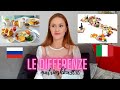 Come si mangia in Russia🇷🇺 vs in Italia 🇮🇹, colazione, regole e orari...