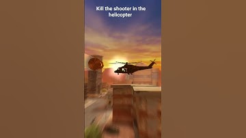Kill the shooter in the helicopter, #Sniper #3d #assassin #game #shorts