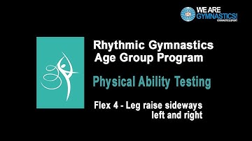Rhythmic Gymnastics Age Group Program - Physical Ability Flex 4 - Leg raise sideways