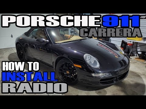 2005 PORSCHE 911 CARRERA  - HOW TO REPLACE RADIO WITH BOSE AND FIBER OPTIC USING METRA PARTS