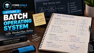 Batch Operating System | Operating System Lecture 2 | OS Complete Course | Cyber Shala