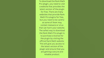 rank math pro plugin free download