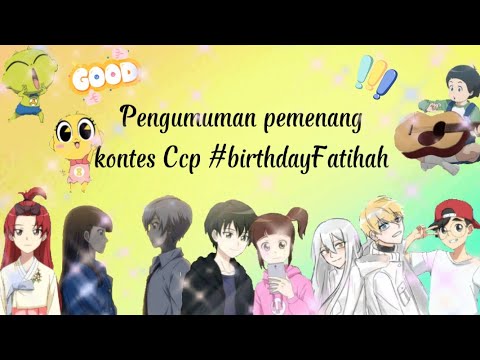 Pengumuman pemenang kontes Ccp (≧▽≦)