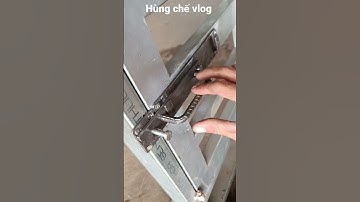 Chốt cửa tự động khóa-DIY sliding door latch.