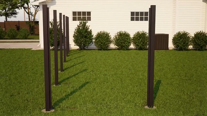 SLIPFENCE Composite Horizontal 6 ft. Installation Video.