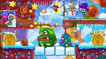 Snail Bob 6 Winter Story Episode 2 / Stupid Bob having fun in new puzzles with your favorite hat