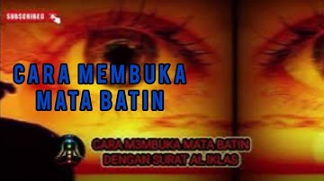 Cara membuka mata batin dengan surat Al ikhlas -@ALITV904