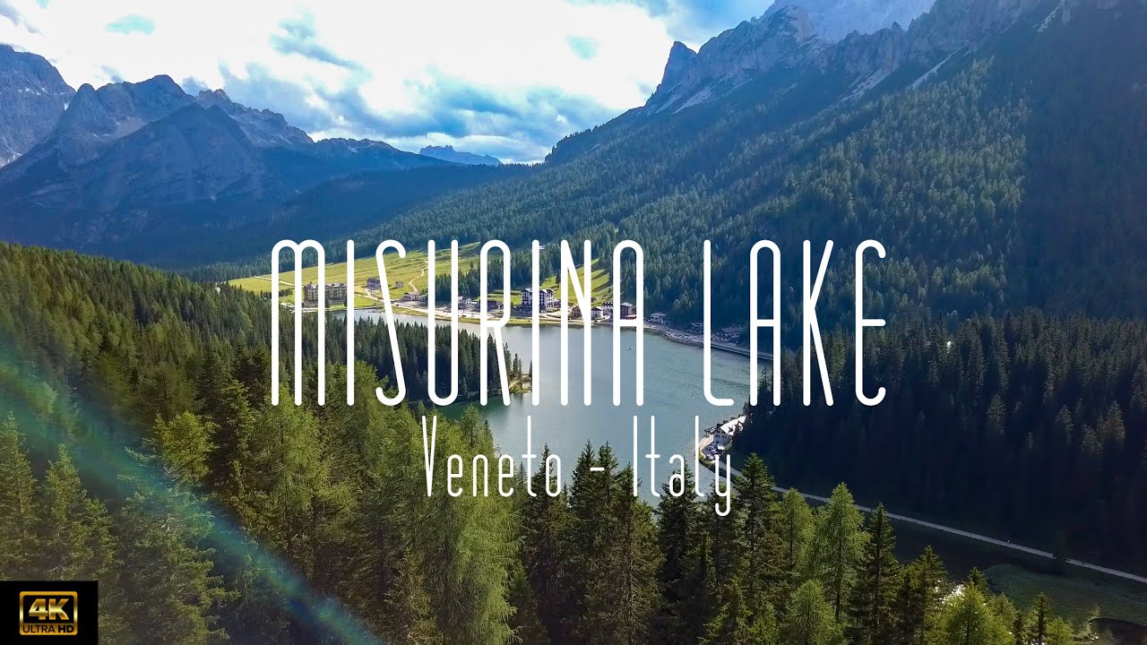 🇮🇹 Misurina Lake, Trentino, Italy | 4K drone video
