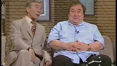 Bernard Manning and Kenneth Williams together on TV-am - 1985