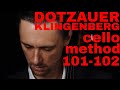 Dotzauer-Klingenberg Cello Exercises 101 and 102 | Metodo para Violoncelo