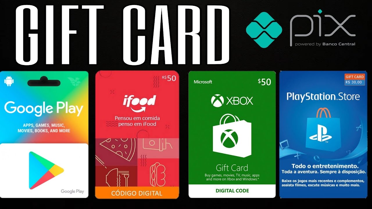 COMO COMPRAR GIFT CARD ONLINE PELO CELULAR 2024! VIA PIX (CAI NA HORA ...