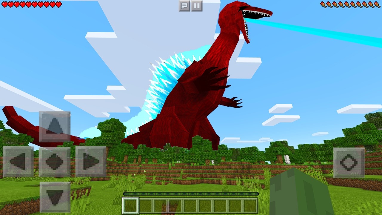 I Found NEW GODZILLA BLOODBATH in Minecraft Pocket Edition...
