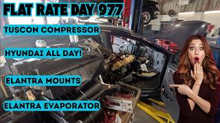 Elantra Evaporator. Elantra Engine Mounts. Tucson Compressor. DAY on Flat Rate  977