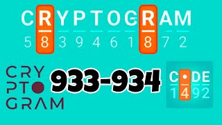 CRYPTOGRAM level 933 934 screenshot 3